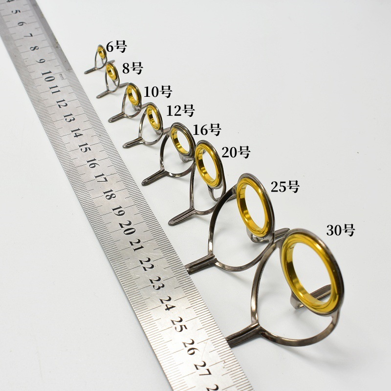 Fishing Rod Tip Replacement - 8Pcs Angelgerät Edelstahl Reparatur Kit Set