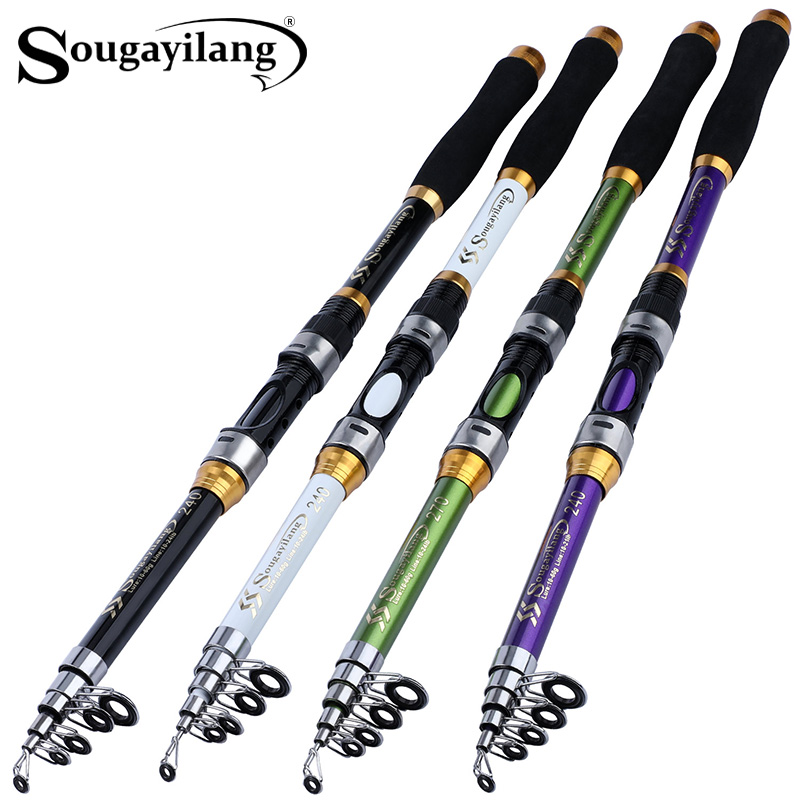 Fishing Rod Surf - Sougayilang 4 Farben Teleskop Angelrute 1,8