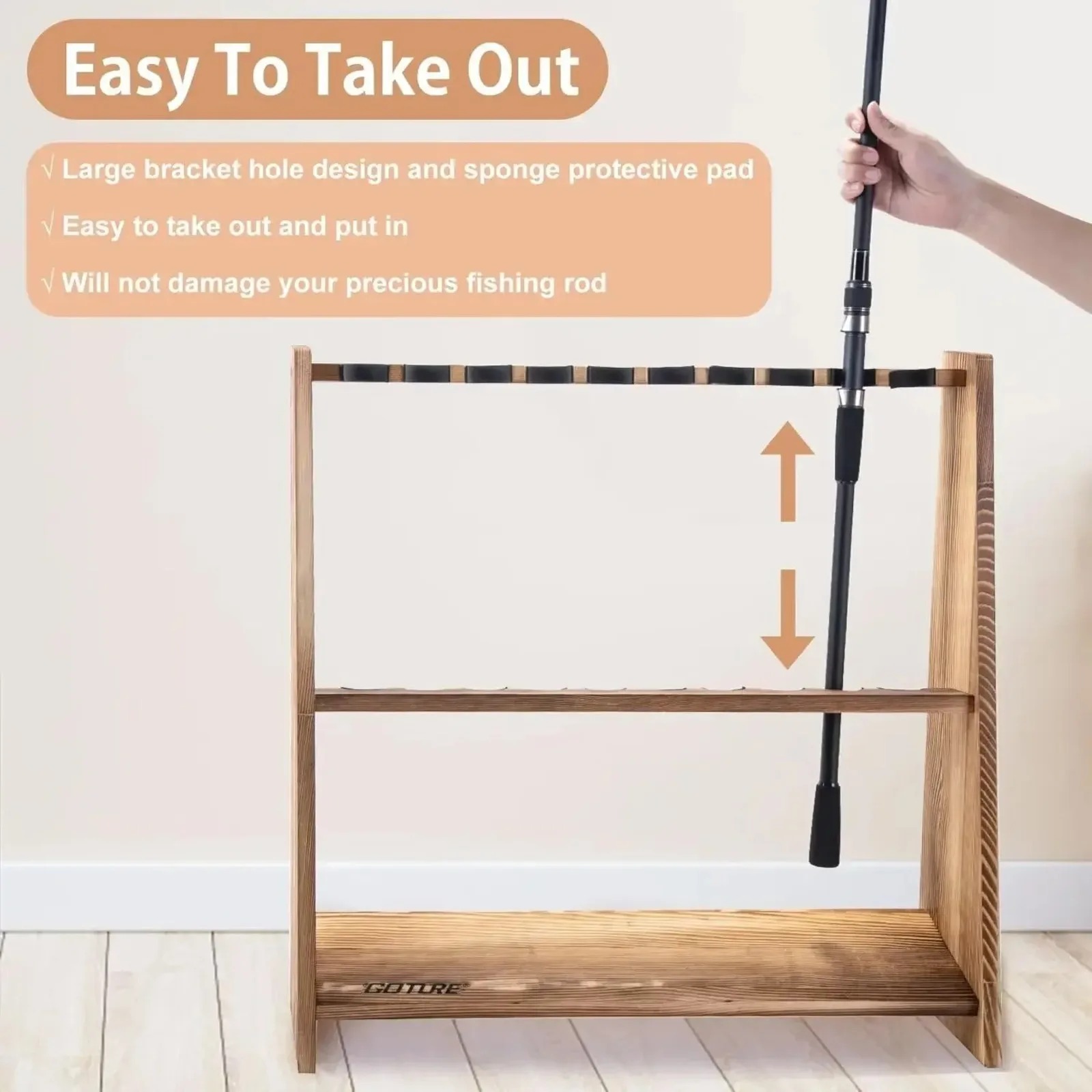 Goture 10-Fach Karbonisierter  – Fishing Rod Rack Bewertung und Preis