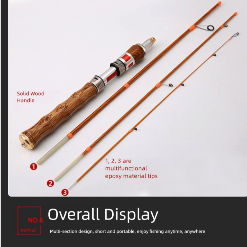 4-teilige Spinnrute mit UL-Lei – Fishing Rod Ice Bewertung und Preis